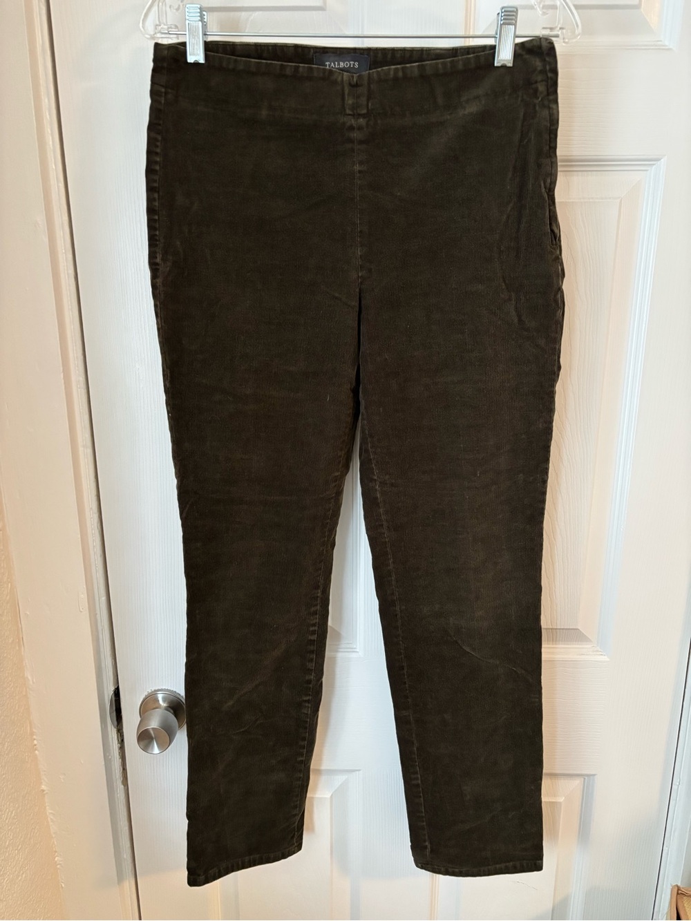 Talbots Women's Dark Brown Corduroy Pants